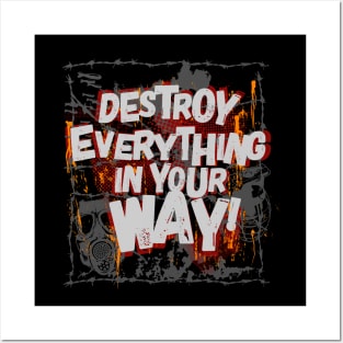 DESTROY EVERYTHING Posters and Art